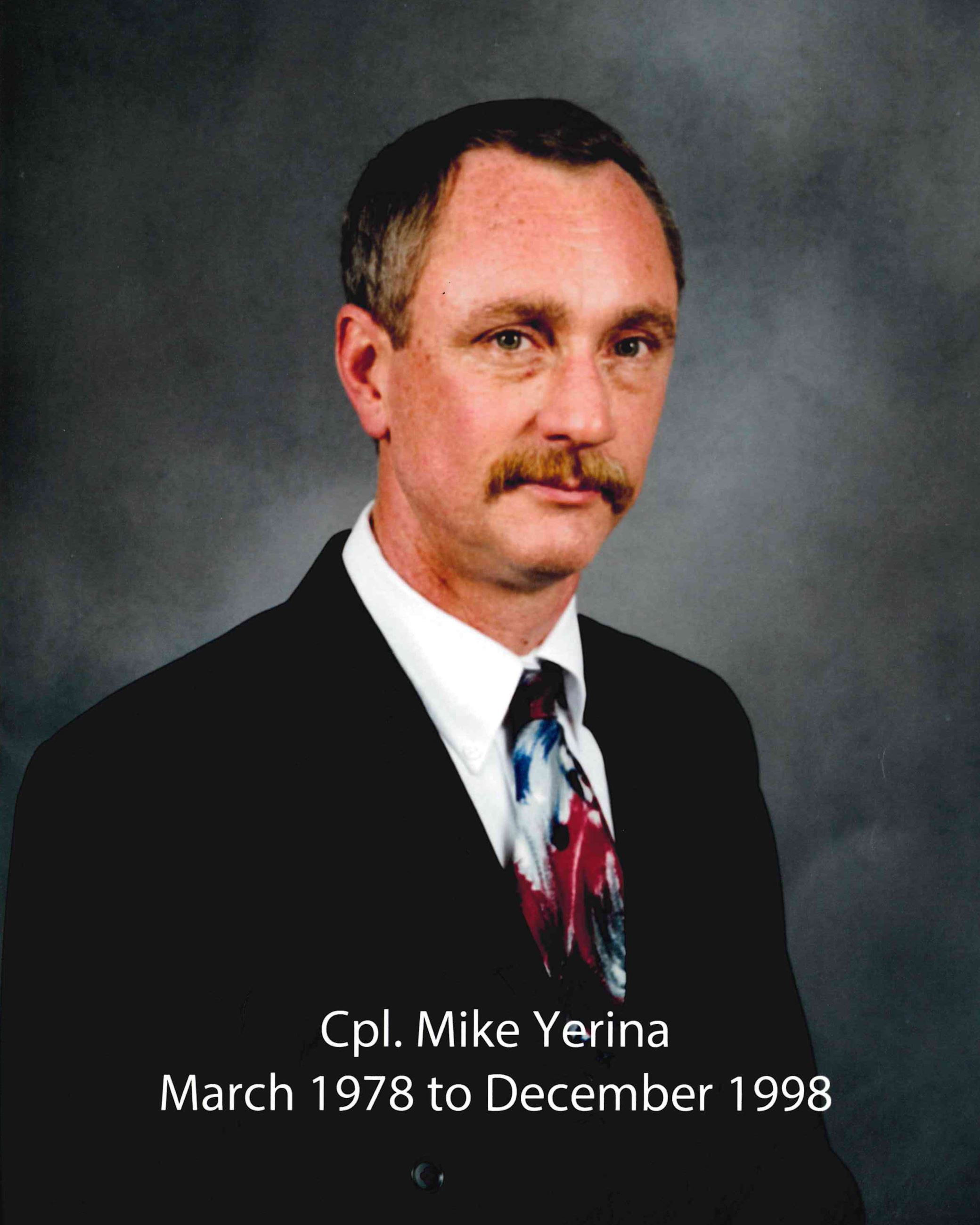 Cpl Mike Yerina