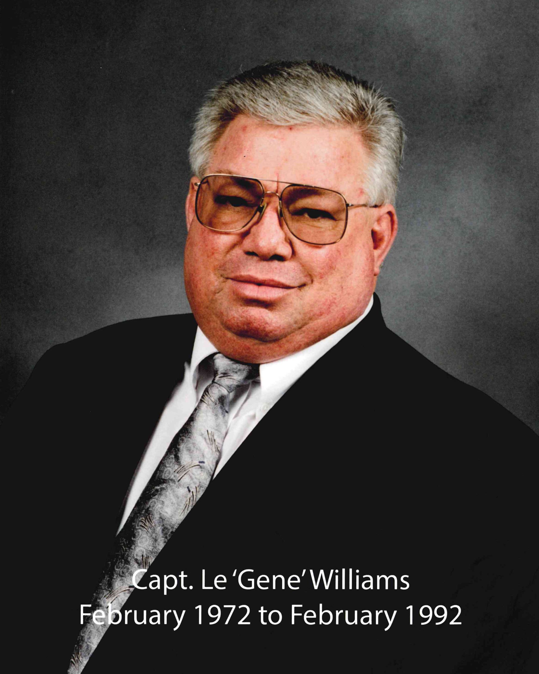 Capt Gene Williams