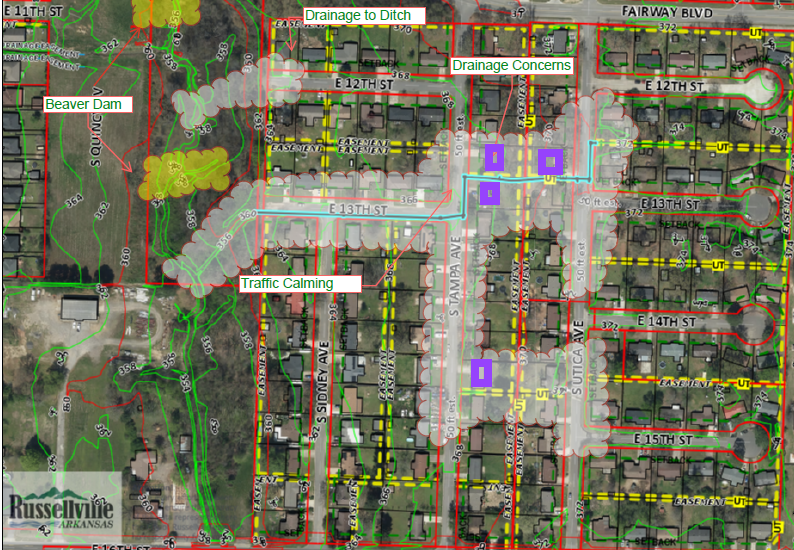 Drainage Vicintiy Map